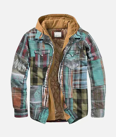 Noah | Patchwork Plaid Jacket