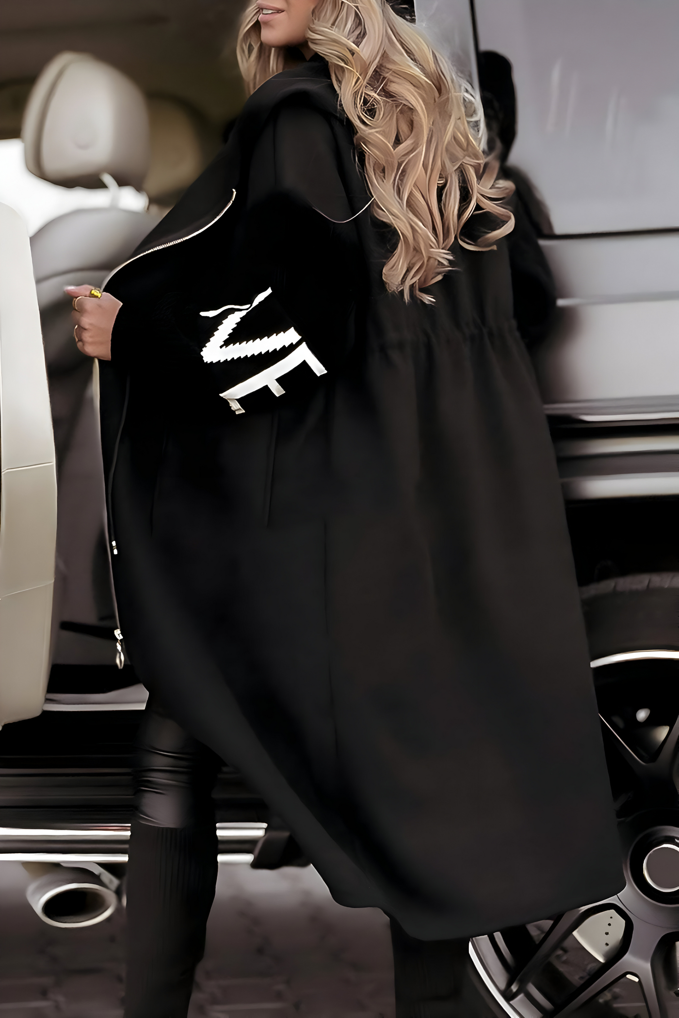 Rose | Elegant Hooded Coatigan