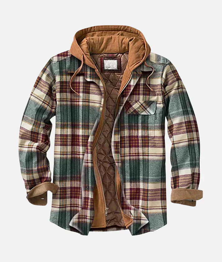 Noah | Patchwork Plaid Jacket