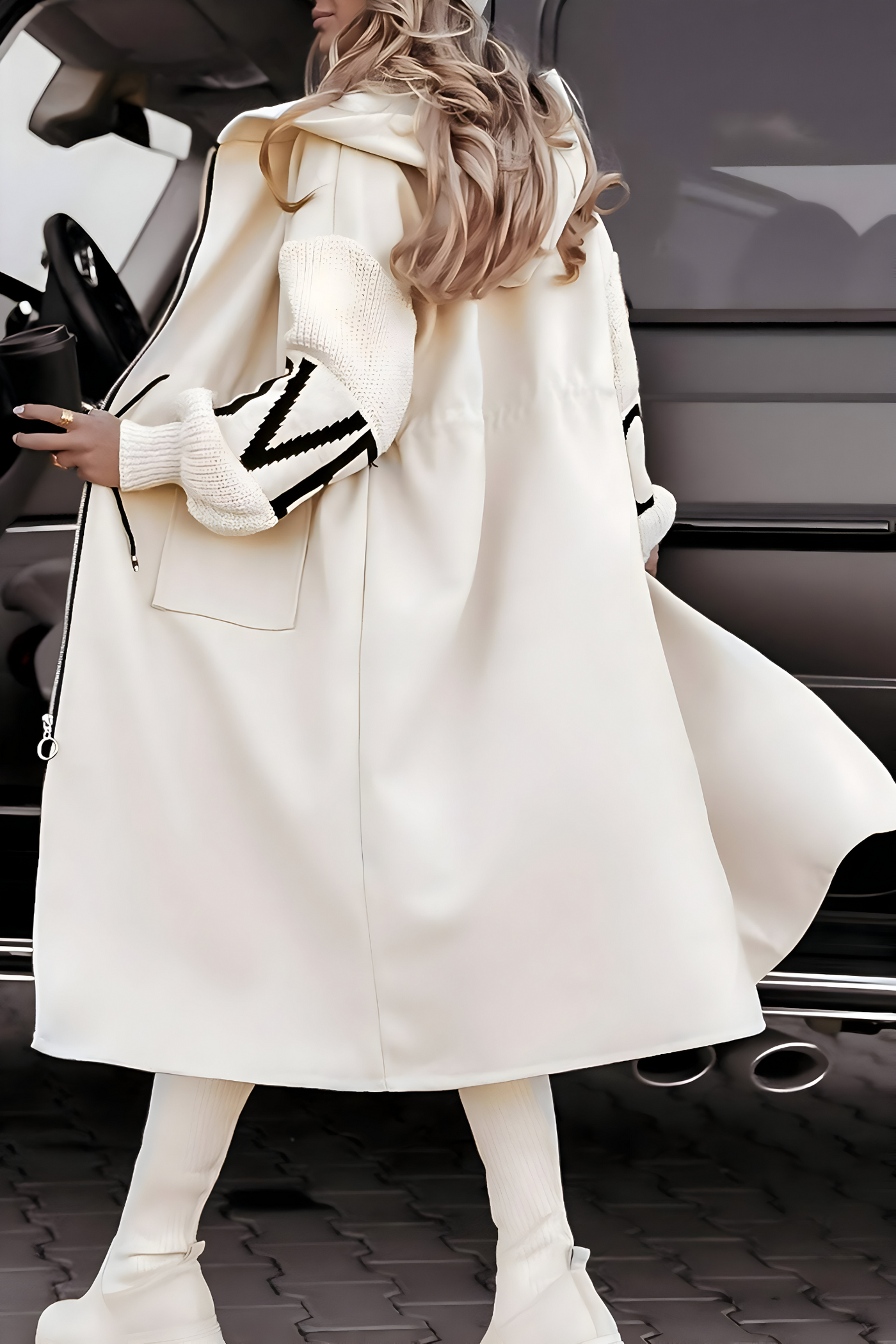 Rose | Elegant Hooded Coatigan