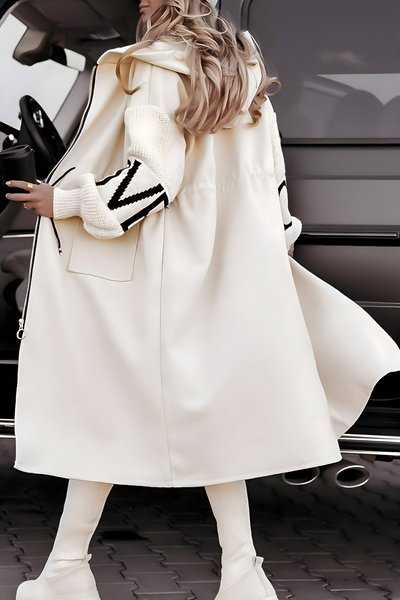 Rose | Elegant Hooded Coatigan