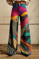 Sophia | Stylish Wide-Leg Graphic Pants