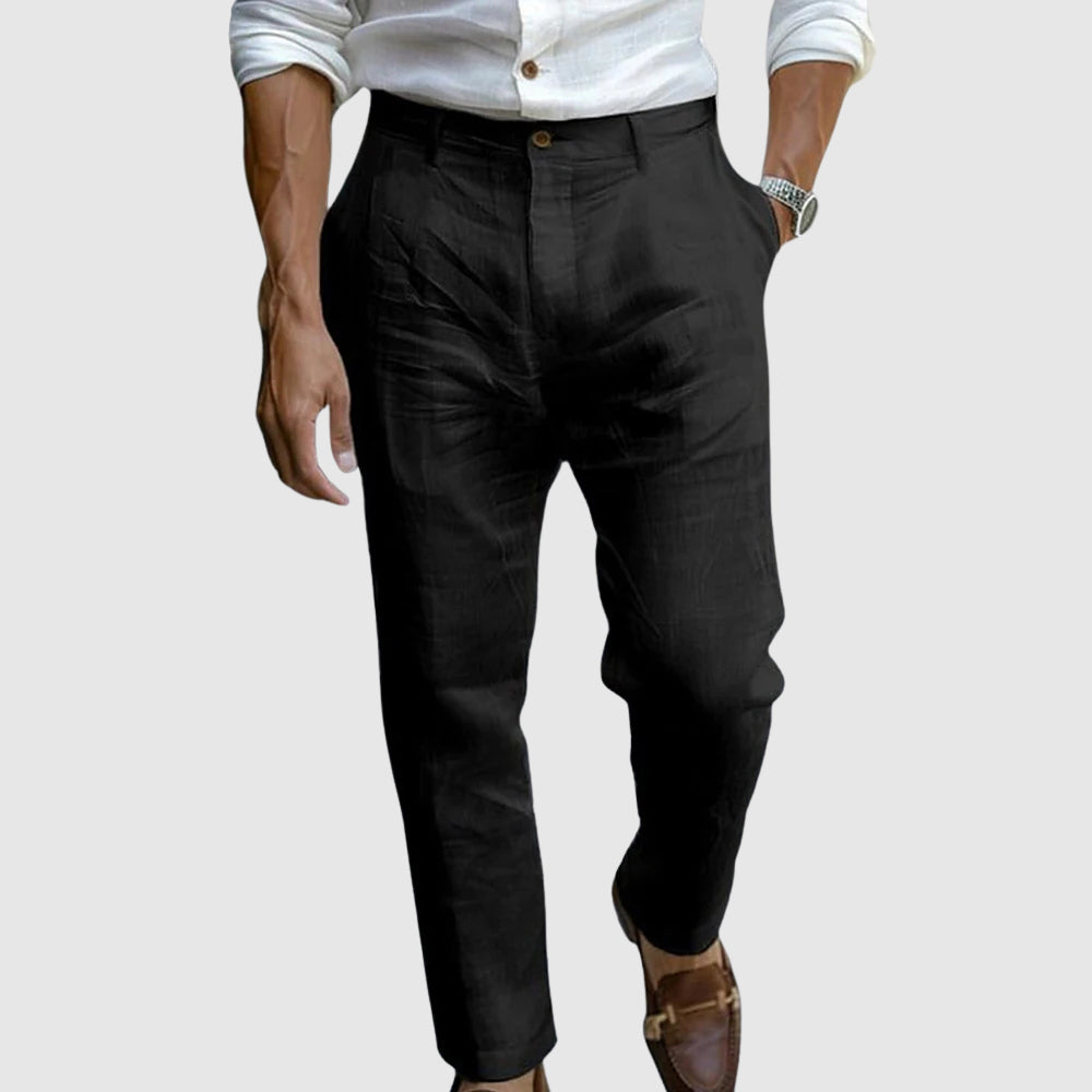 Saint-Tropez Stylish Linen Pants