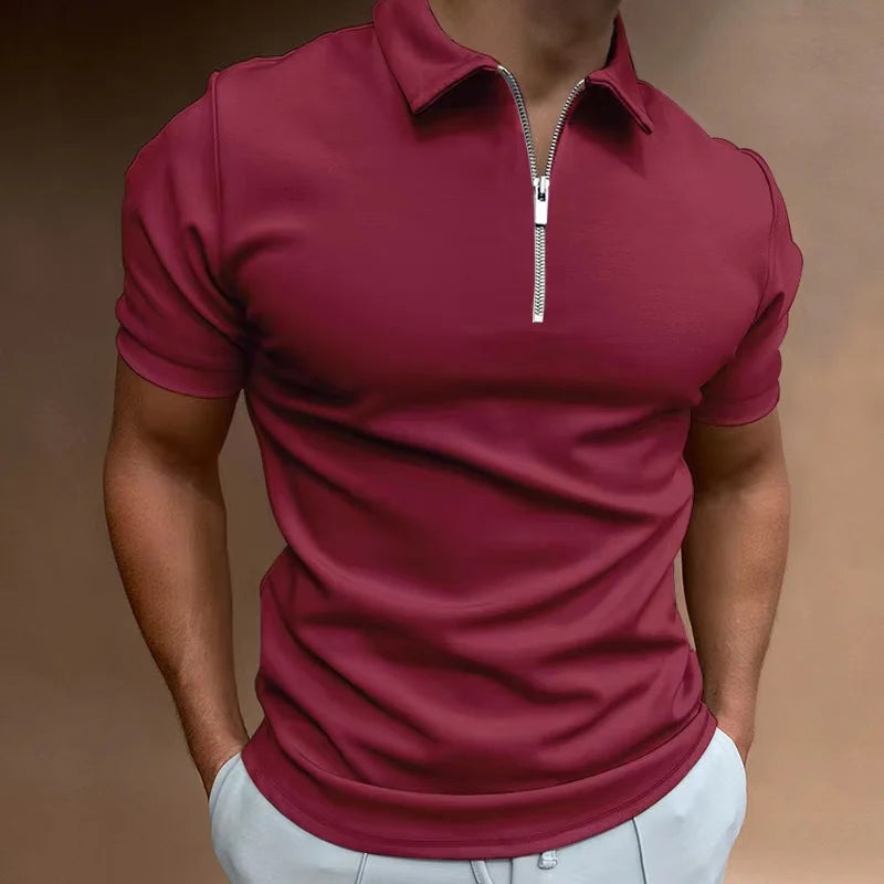 Kyle | Classic Zipper Polo Shirt
