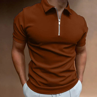 Kyle | Classic Zipper Polo Shirt
