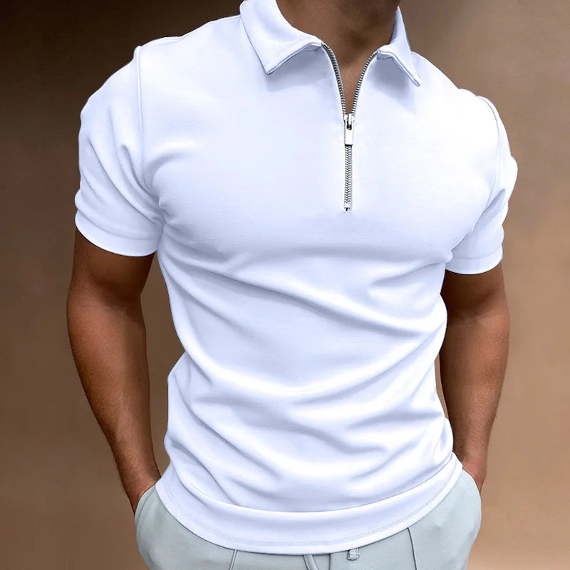Kyle | Classic Zipper Polo Shirt