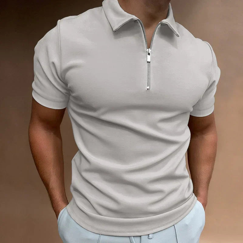 Kyle | Classic Zipper Polo Shirt