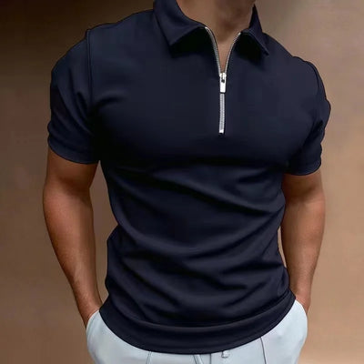 Kyle | Classic Zipper Polo Shirt